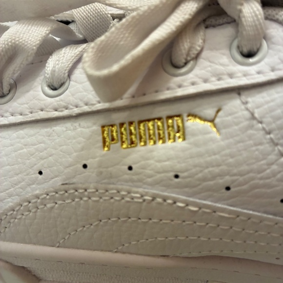 Puma Women's Mayze Mis Platform White Lace Up Sneakers Size 6.5 Worn Once VGUC+ - Picture 6 of 15